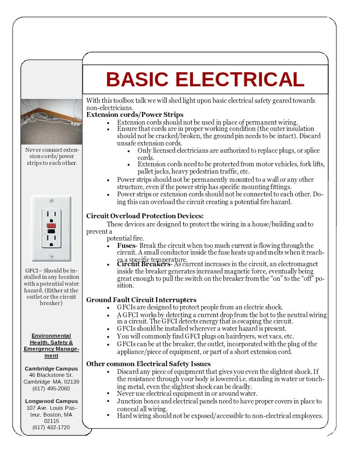 Toolbox Talks – Workplace Safety Training Handbook | 48 Pages