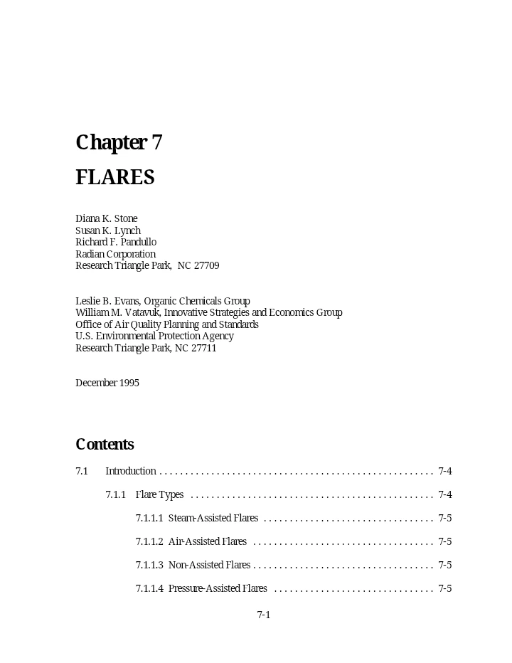 Flares