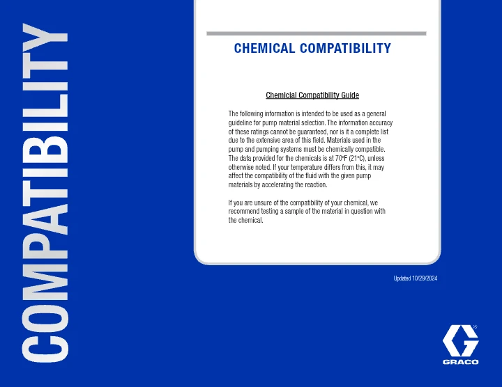 Chemical Compatibility Guide