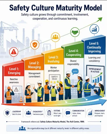 Safety Culture Maturity Model - 5 Levels