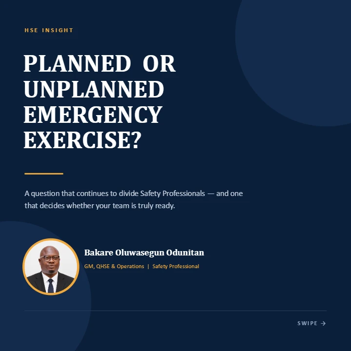 Planned or Unplanned Emergency Exercise