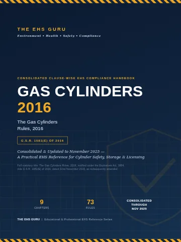The Gas Cylinders Rules, 2016 – Consolidated with Latest Amendments up to November 2025