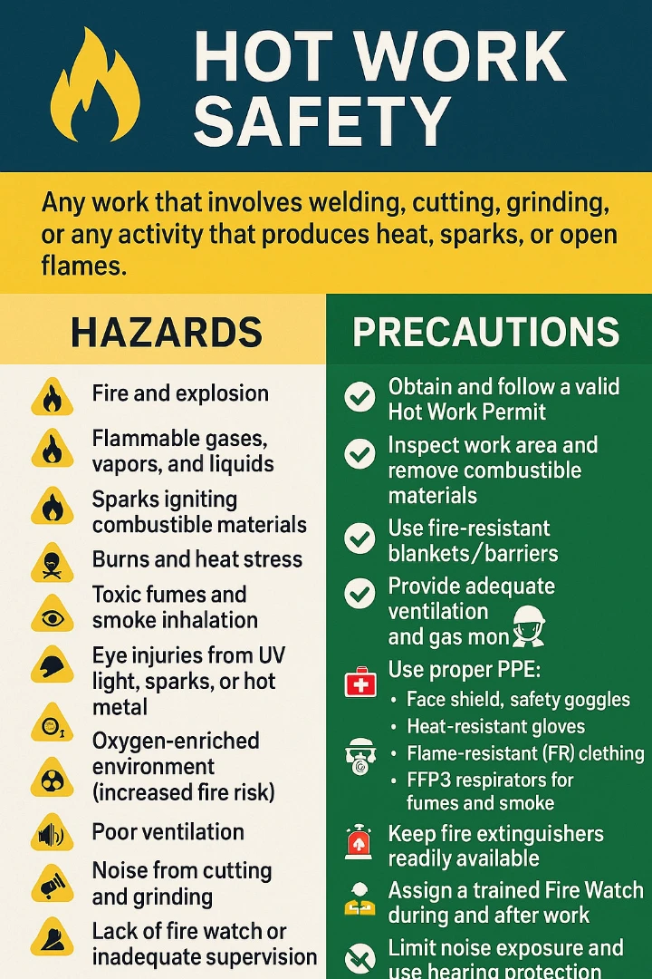 All Safety Work and Their Precautions – EHS Safety Handbook
