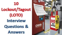 10 Lockout/Tagout (LOTO) Interview Questions & Answers
