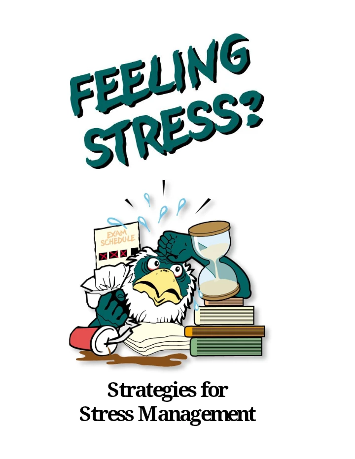 Strategies for Stress Management