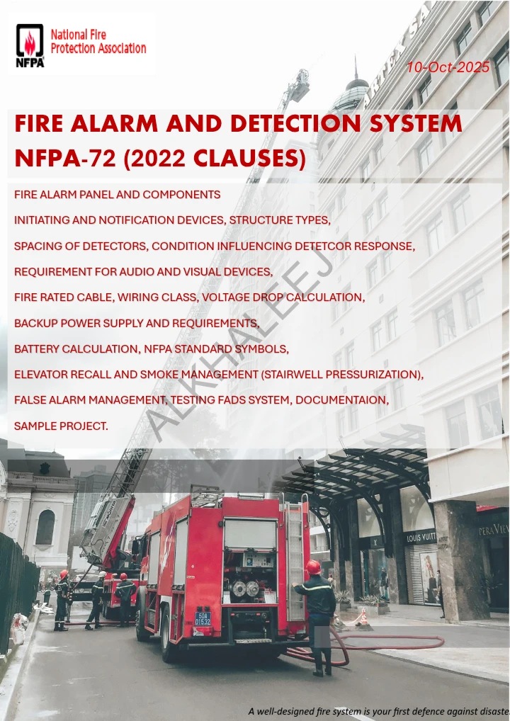 NFPA 72 – Fire Alarm and Detection System | 2022 Clauses