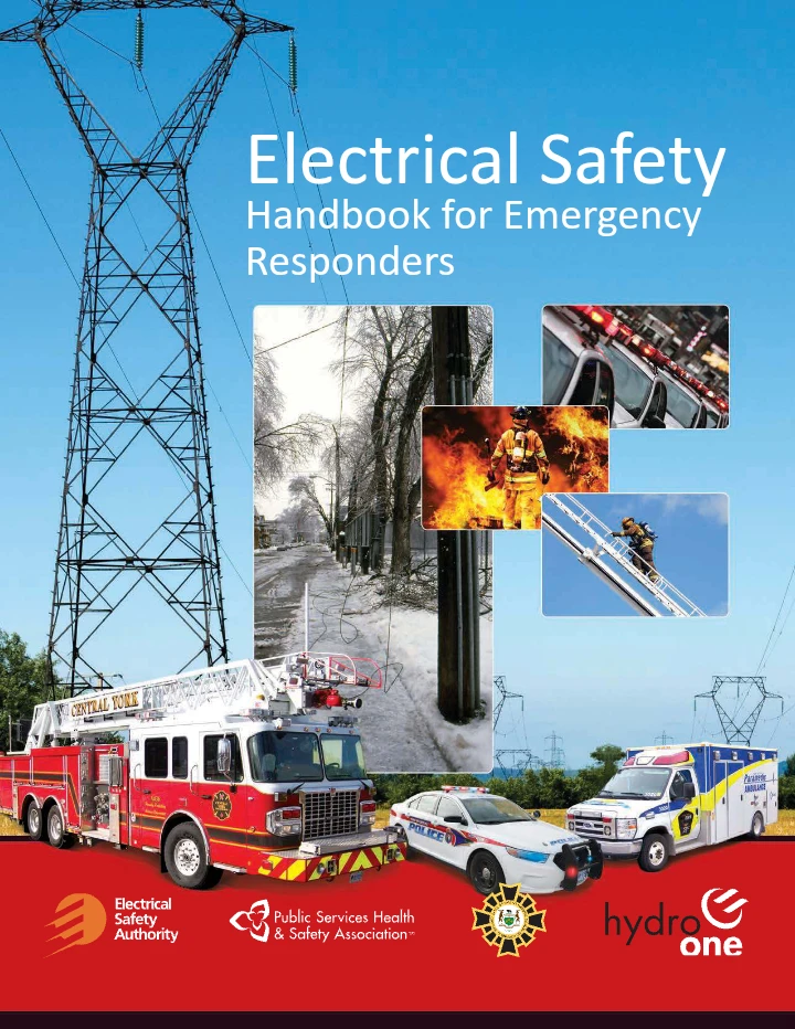 Electrical Safety Handbook for Emergency Responders – Revised 5th Edition (2013)