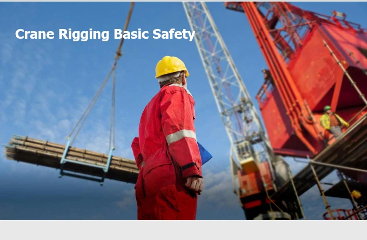 Crane Rigging Basic Safety – Full Training Presentation