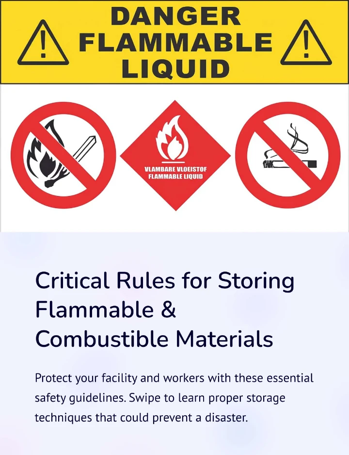Flammable Liquid Storage Safety – Guidelines for Flammable and Combustible Materials