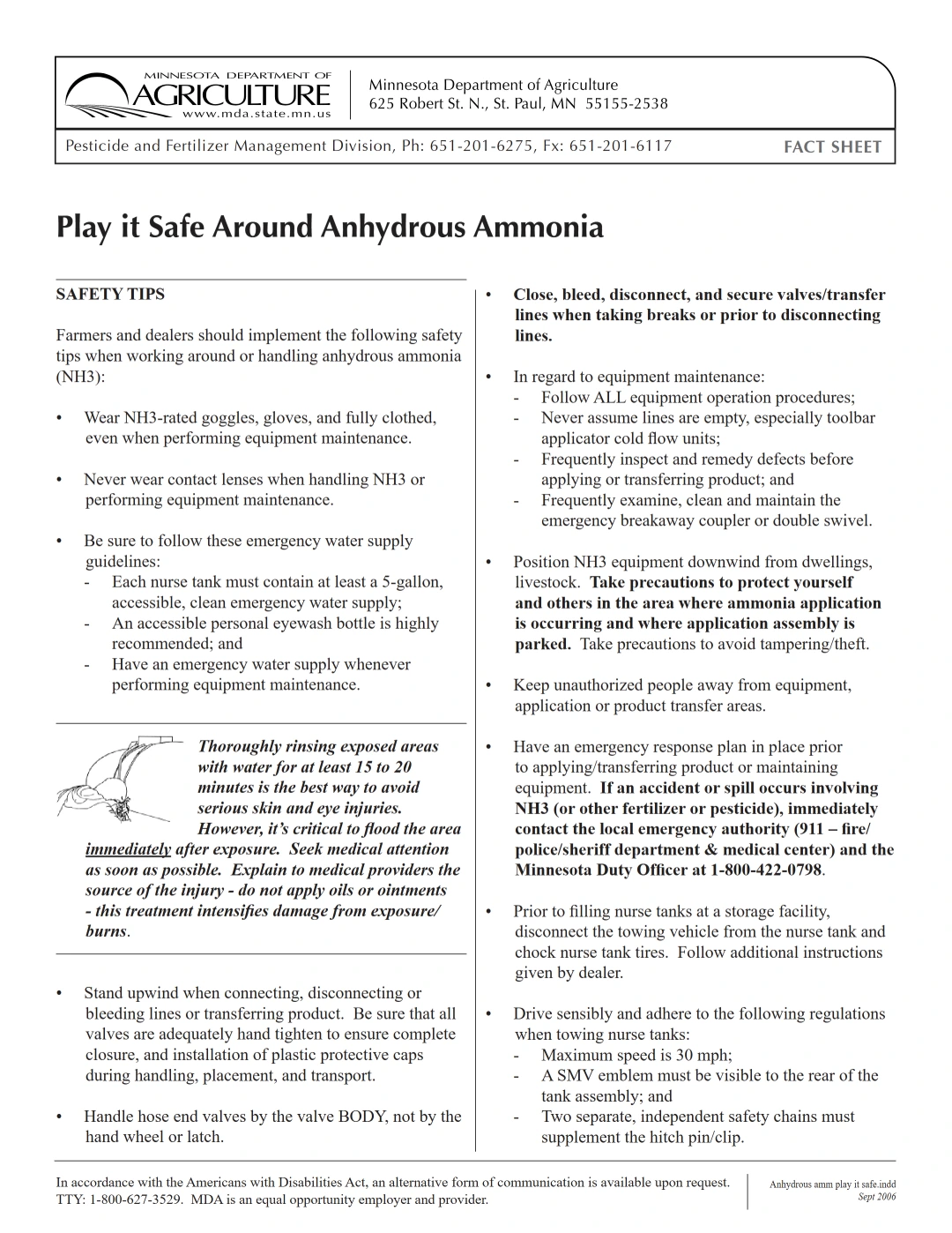 Anhydrous Ammonia (NH₃) Safety Guidelines and Best Practices