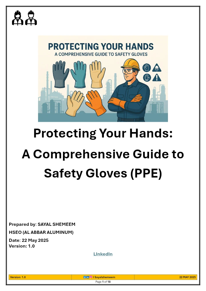 Protecting Your Hands: A Comprehensive Guide to Safety Gloves (PPE)
