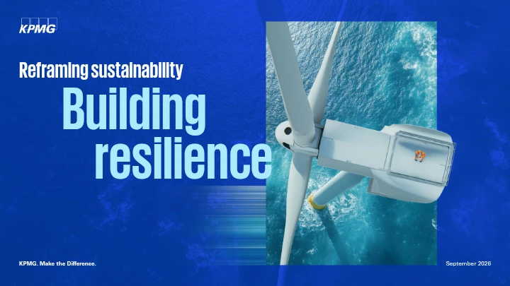 Reframing Sustainability: Building Resilience – September 2026