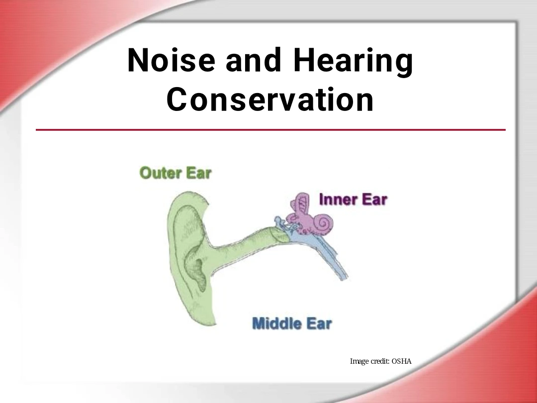Noise and Hearing Conservation – Workplace Noise Hazards and Hearing Protection