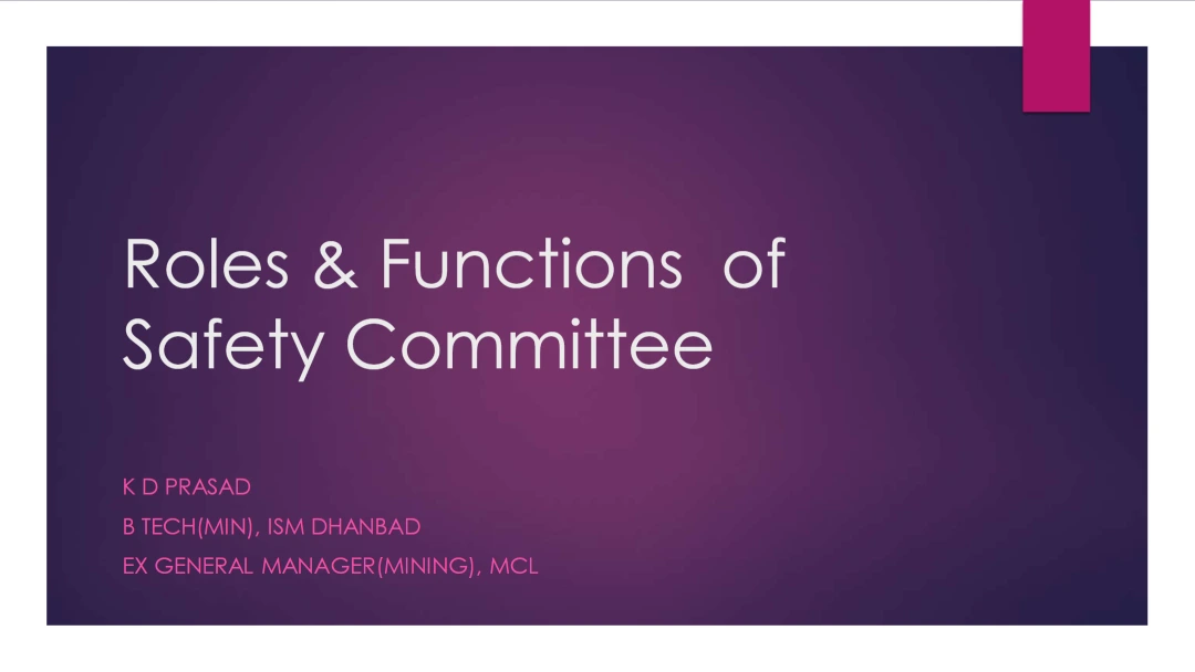 Roles, Functions, Duties & Responsibilities of Workmen’s Inspector and Safety Committee