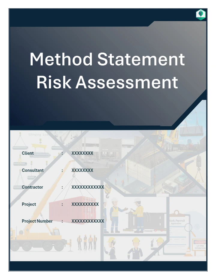 Method Statement and Risk Assessment (MSRA) – Template for Construction and HSE Activities