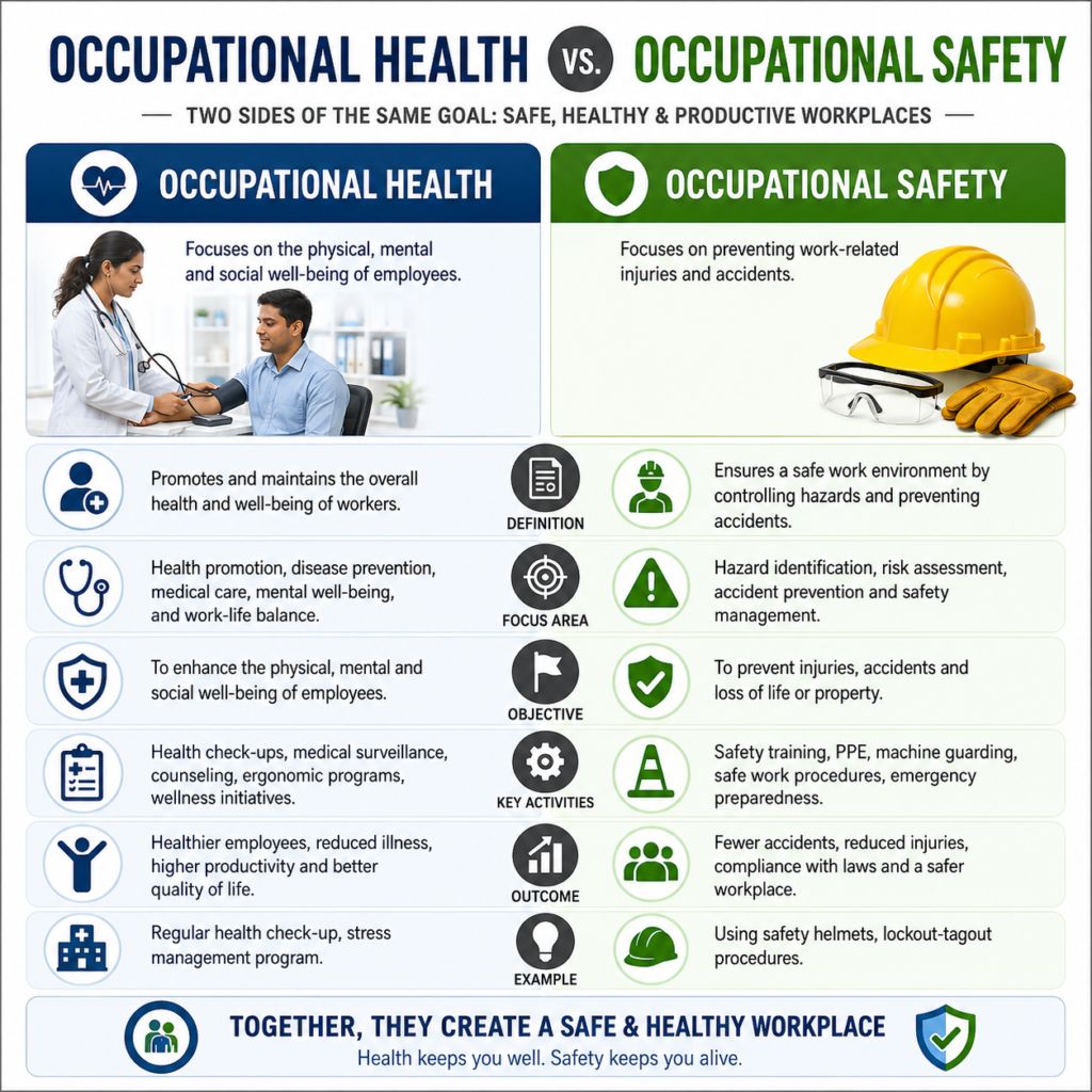 Occupational health monitoring in a modern industrial workplace