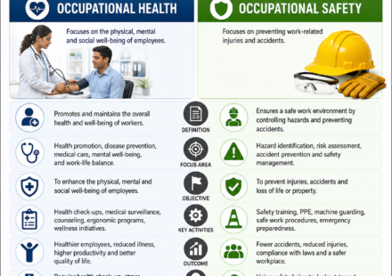 Occupational health monitoring in a modern industrial workplace